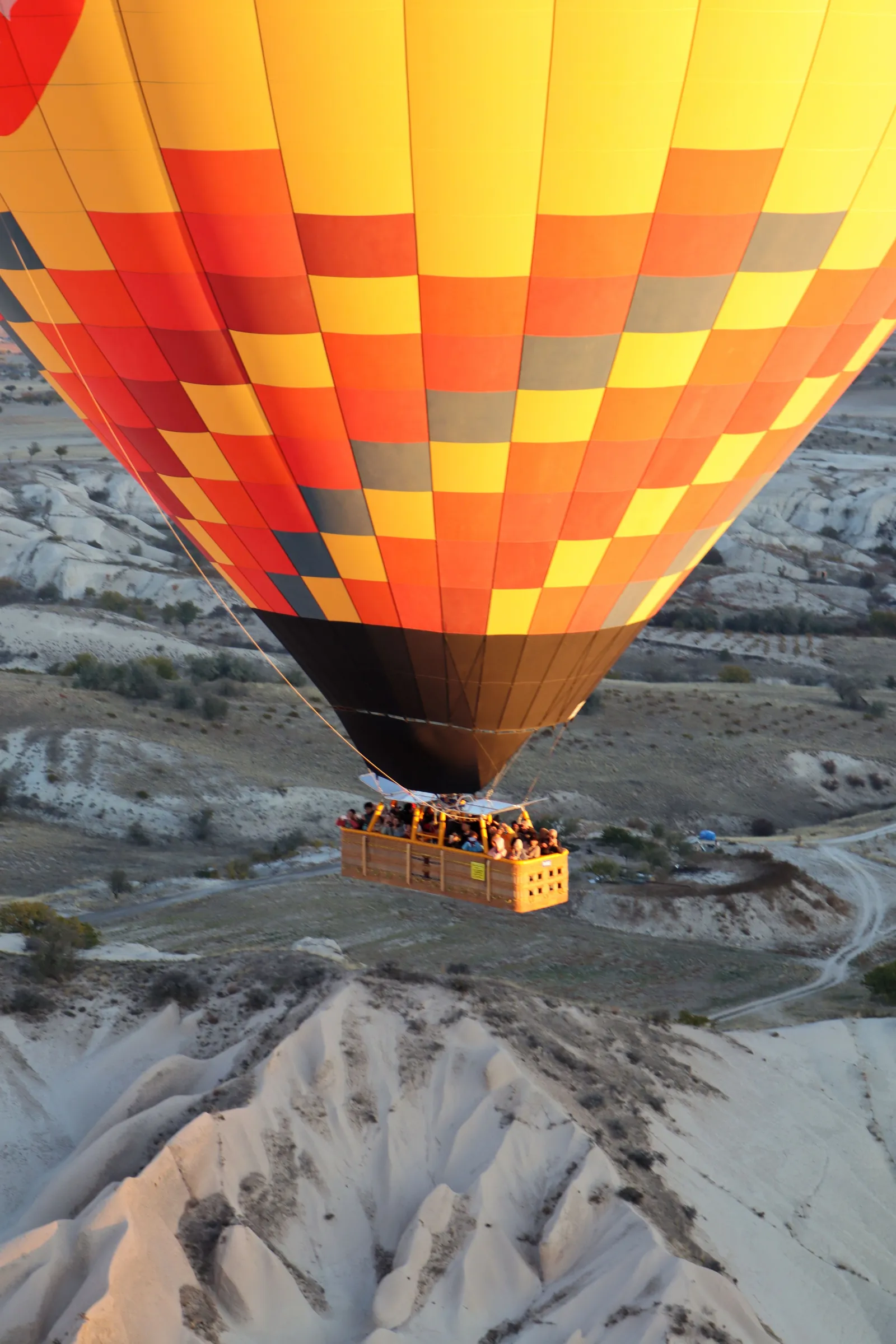 Sunrise over Amer by balloon